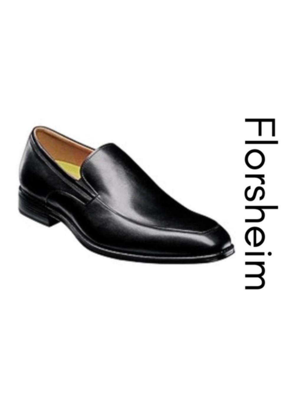Floraheim Alanzo Moc Toe Venetian Loafers Mens 11.5 Black Leather Slip On EUC!